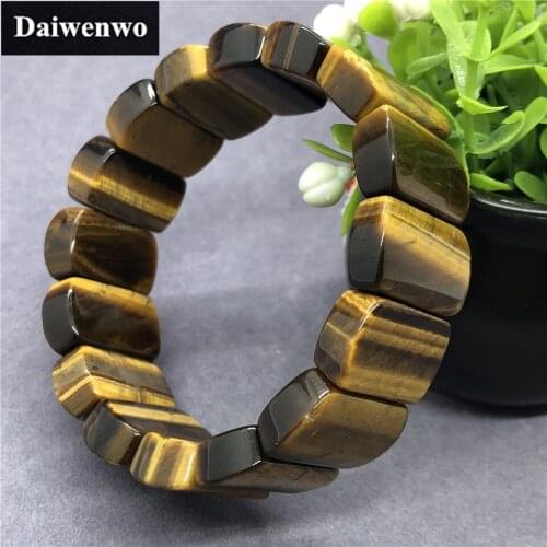 Tiger Eyes Natural Stone Beads Bangles & Bracelets Handmade Energy Bracelet Men