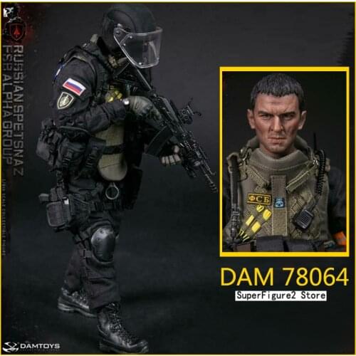DAMTOYS DAM 78064 1/6 soldier figure RUSSIAN SPETSNAZ FSB ALPHA GROUP ACTION FIGURE Collectible An Best Price