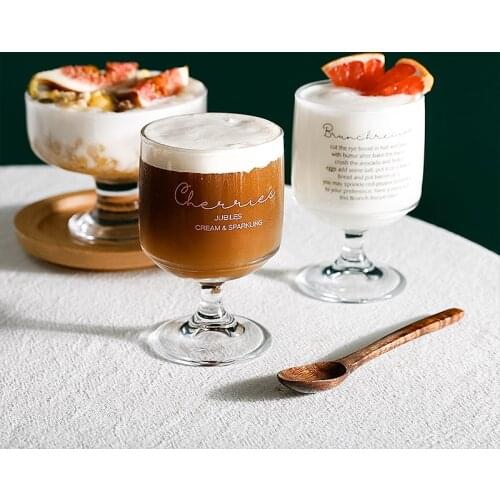 Nordic Style Dessert Cups Letter Cup Milk Coffee Breakfast Mug Dessert Plate Japanese Style Water Cup And Dish Cute Girls Gifts