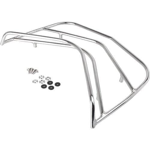 Chrome Motorcycle Rear Top Box Trunk Rack Holder Bracket For BMW K1600GTL 2011 2012 2013 2014 K1600 GTL