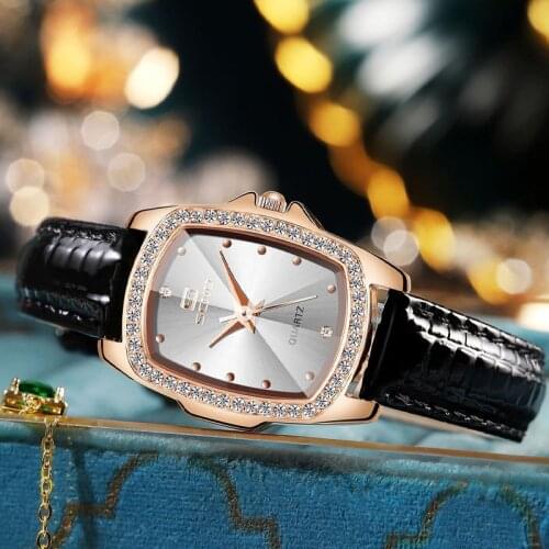 JUNJEAN Women's Rectangular Watch
