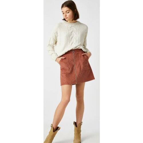 Женские юбки с высокой талией Koton China At AliExpress