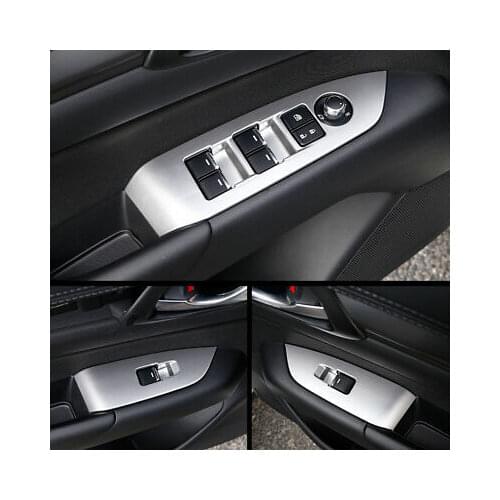 ABS Matte Interior Door Cover Armrest Trim 4pcs For Mazda CX-3 2015 - 2018
