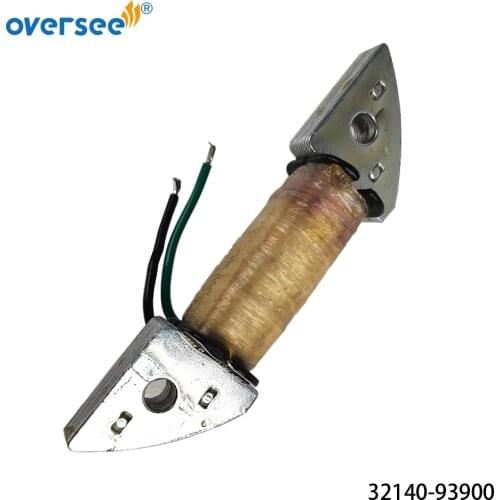 OVERSEE Marine 9.9HP 15HP 32140-93900 Primary Coil Replaces For 2 Stroke 15HP 9.9HP Suzuki Outboard DT9.9 DT15