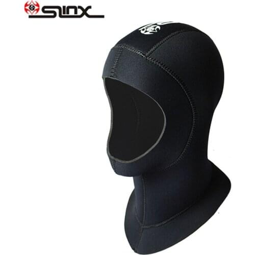 5MM neoprene Diving hood cap Men Women Covering neck Diving Hat Sun-proof Cold-proof Thermal Swimming Snorkeling Surfing Hoods