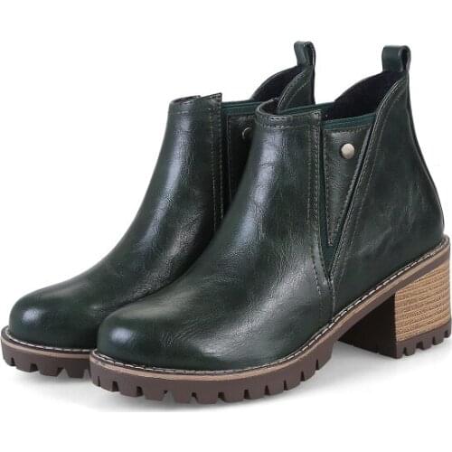 Big Size Simple and fashionable short boots boots women shoes ankle boots for women ladies boots shoes woman winter