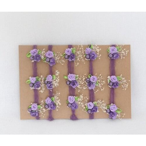 Rose Newborn Tiebacks Photography prop Tiebacks bundle pack rose Flower tieback jersey tie back props