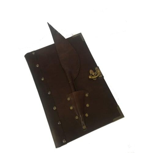 Handmade Log Moment Souvenir Book-Big size-Pen