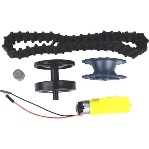 Smart Tank Track Conveyor Belt TT Motor Drive Wheels Kits DIY Accessories