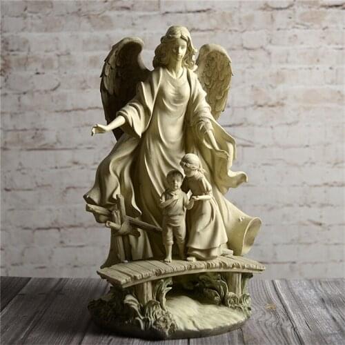 50CM ANGEL CHARACTER FIGURINES ANGEL GODDESS ART SCULPTURE RESIN CRAFT HOME DECORATION ACCESSORIES LIVING ROOM R5356