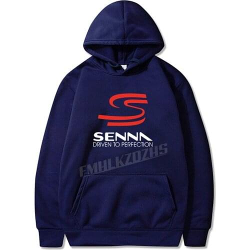 F1 World Champion Ayrton Senna Hoodies DRIVEN TO PERFECTION Racing CAR Men AUTO Men and Women Sweatshirt Hoody Tops