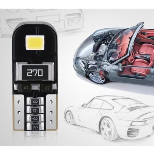 Universal 20x T10 W5W Car Parking Light 6000k White LED License Plate Light 12V Wedge Lamp Car Accessories