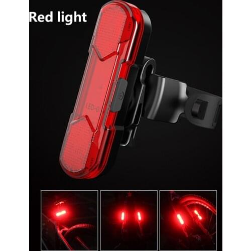 Bicycle Taillight Lantern Lamp Bike Brake Rear Light USB Rechargeable Rainproof Cycling MTB Bicycle Bike Accessories Spare Parts