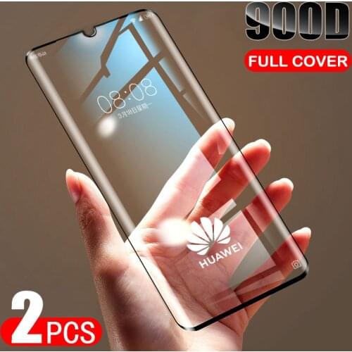Full Cover Protective Glass on For Huawei P30 P40 P20 Lite Pro Tempered Screen Protector For Mate 20 10 9 Lite P30 Pro Glass