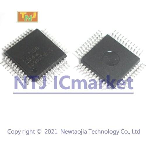 10 PCS ICL7106CM44 QFP-44 ICL7106 3½ Digit, LCD/LED Display, A/D Converters NEW