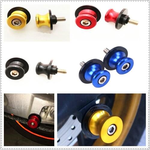 6mm 8mm 10mm swing arm Spools Sliders motorcycle Swingarm Spool slider for Ducati Panigale 1199 S TRicoloR 1299 R 899 959
