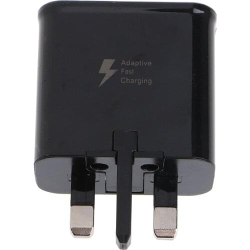 Adaptive Fast Charging USB Travel Wall Charger UK Plug for samsung S8 Plus