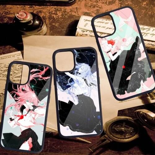 Anime-style schoolgirls Phone Case PC for iPhone 11 12 pro XS MAX 8 7 6 6S Plus X 5S SE 2020 XR