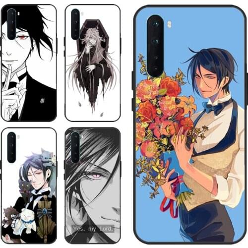 Kuroshitsuji Sebastian Michaelis Case For OPPO Realme 8 Pro 6 7 Q3 Pro GT Neo C3 C11 C15 Coque For Oneplus 9 Pro 9R Nord 8T