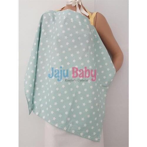 Jaju Baby Green Star Breastfeeding Apron