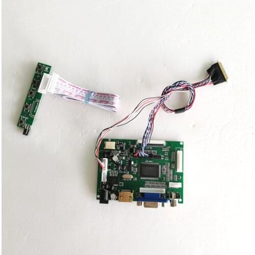 For B101AW03/B101AW07 10.1" notebook PC panel LVDS 40Pin WLED 1024*600 2AV+VGA LCD screen controller drive board kit