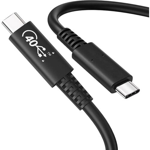 8K USB4 Cable Thunderbolt 4 Cable 40Gbps 100W 5A/20V 3.1 Fast PD Cable 8K/30Hz for Macbook Pro USB Type C Charger Data Cable