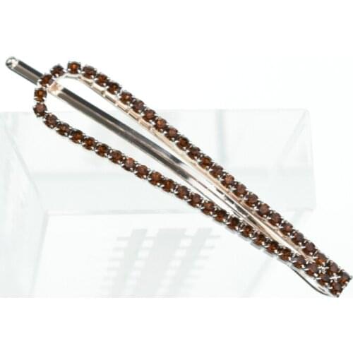 Korean Rhinestone Golden Hair Clip Hairpin Cute Women Girls Elsa Fascinator Festival Hair Accessories for women 7cm 2/L