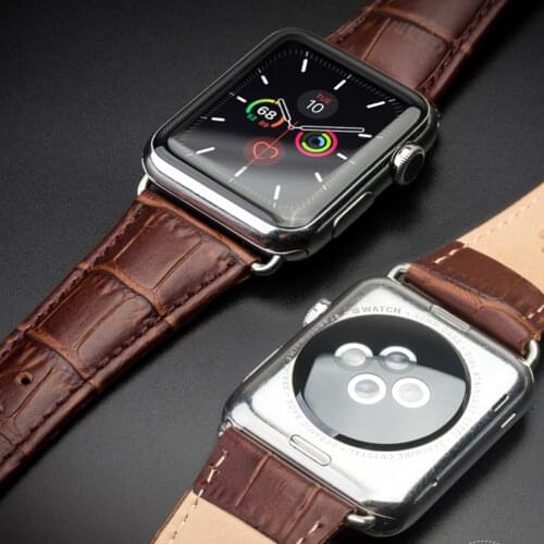 Leather loop strap for apple watch band 44 mm 40mm iwatch 42mm 38mm accessories watchband bracelet applewatch 5 4 3 38 40 44mm