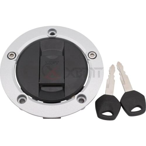 Motorcycle Fuel Gas Tank Cap Cover Locks + 2 Keys For Suzuki GSF650S GSF1200S GSF1250S GSF1250 SA Bandit ABS 2007-2012