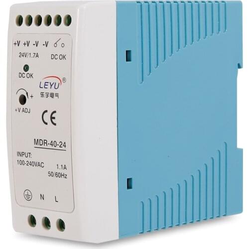 Hot product MDR series MDR-40-48 din rail power supply 40w 48v single ouput SMPS made in China factory