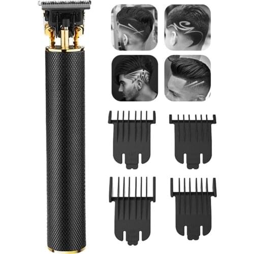 Hair Salon Professional Electric Outliner Grooming Rechargeable Hair Clipper T-shaped Carving Push Small Fader