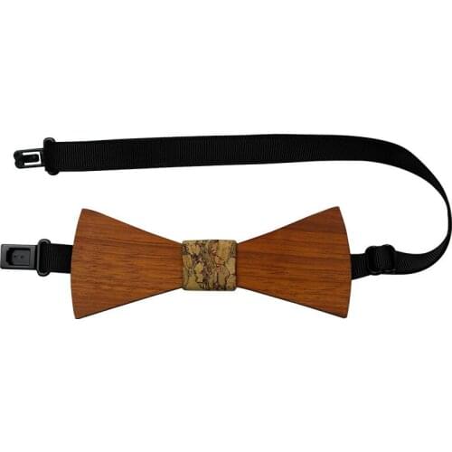 Fashion Original Wood Elegant Gentleman Groom Bow Ties Handmade Butterfly Wedding Party Bow Ties Butterfly Wooden Unique Tie