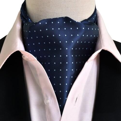 Soft Gentleman Dotted Wedding Cloting Accessory Neck Tie Banquet Formal Suit Shirt England Vintage Business Men Cravat Fashion