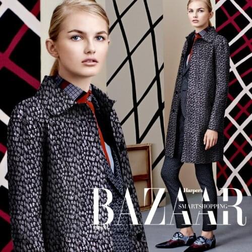 New spring and autumn Heavy jacquard brocade fabric pants windbreaker fashion fabric dress jacquard fabric wholesale cloth