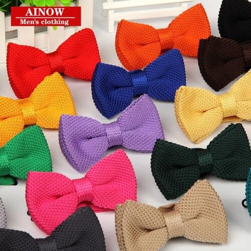 New fashion designer high quality Men Tuxedo Knitted Bowtie Bow Tie Pre-Tied Adjustable knitting Casual ties 240pcs/lot fedex