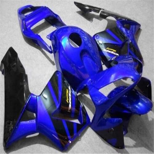 Fairing Blue black For CBR600RR 03-04 CBR600 RR F5 Glossy blue CBR 600RR 600 RR 03 04 2003 2004 od5