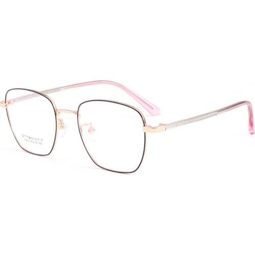 Prescription Glasses Frame Fashion Big Frame High Quality Glasses Ultra Light Semi-titanium Glasses Optical Glasses 1103