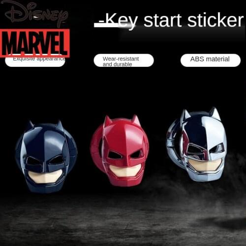 Original Version of Marvel One-click Start Decoration Sticker Button Cover Ignition Switch Protection Cover Car Interior