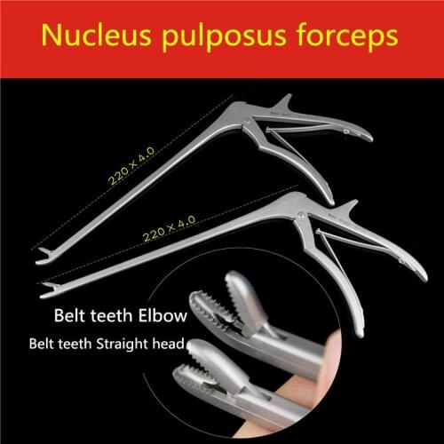 Orthopedic instrument medical nucleus pulposus forcep gun lamina teeth biting spine neurosurgery cervic lumbar Tissue Extractor
