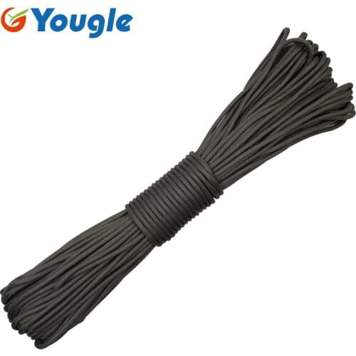 New 100 Feet 31 Meters 4mm 11 Strands 550 Parachute Cord Paracord Flame Retardant Cord Cable Tent Guyline Wind Rope Clothesline