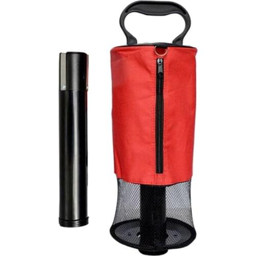 Golf Ball Pick-up Storage Bag Shag Large Capacity Bag Collector Plastic Handle Design Hold Up To 60 Balls High Quality