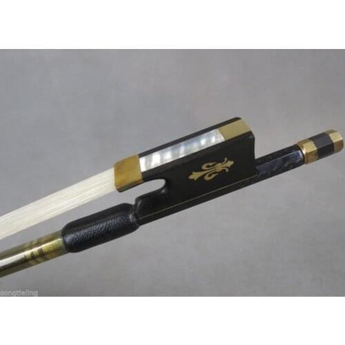 1pcs high grade class plaid black Carbon fiber violin bow 4/4 #5466