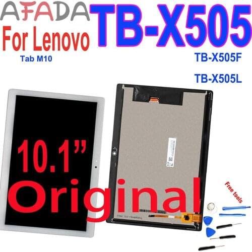 10.1'' LCD Display For Lenovo Tab M10 TB-X505 X505F TB-X505L X505 Touch Screen Glass Assembly Digitizer Replacement Repair Parts