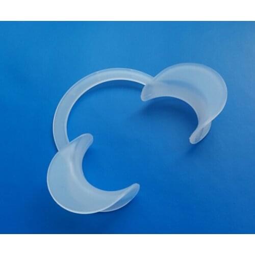 10 Pcs Dental Cheek Retractor C Shape mouth Opener Teeth Intraoral lip White color Small Size