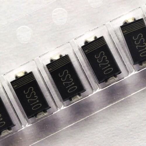 100pcs SR210 SR2100 100V 2A SMA DO-214AC