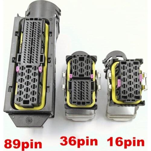 16 Pin 36 Pin 89 Pins/Ways EDC7 Common Rail ECU Connector Auto PC Board Socket With Terminal For Bosch 1928404195