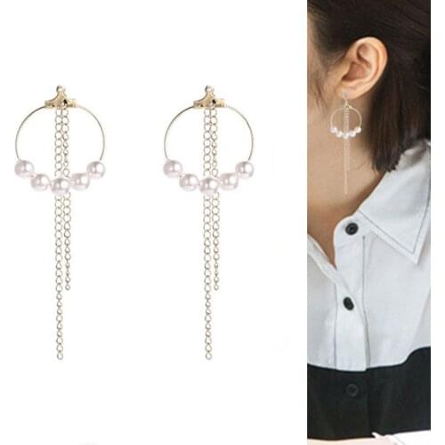 2020New 60Pcs Pearl Chain Alloy Button for DIY Jewelry Earring or Necklace Pendants Accessories EG87