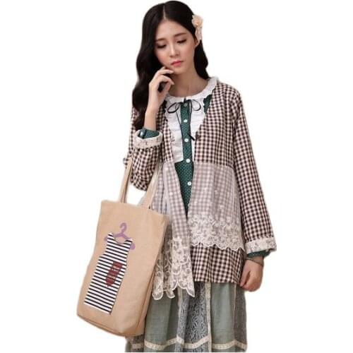 Blue Hat Women's Plaid Coats