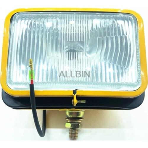 For SANY ZX SK CATERPILLAR CAT KOMATSU PC Excavator general headlight iron shell square light boom light Excavator Accessories