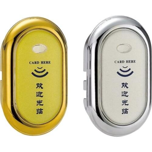 EM106 Electronic RFID Smart Sauna Locker Lock Cabinet Bookcase Cupboard Wardrobe Gold Silver Panel Customized Logo Support